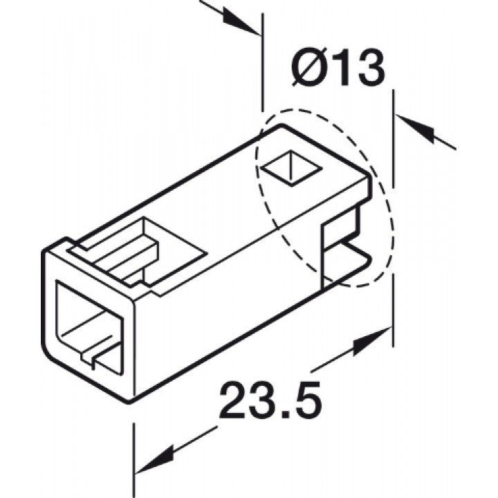 Hafele Loox5 Uzatma Kablosu 12 V 5 A 2000 mm