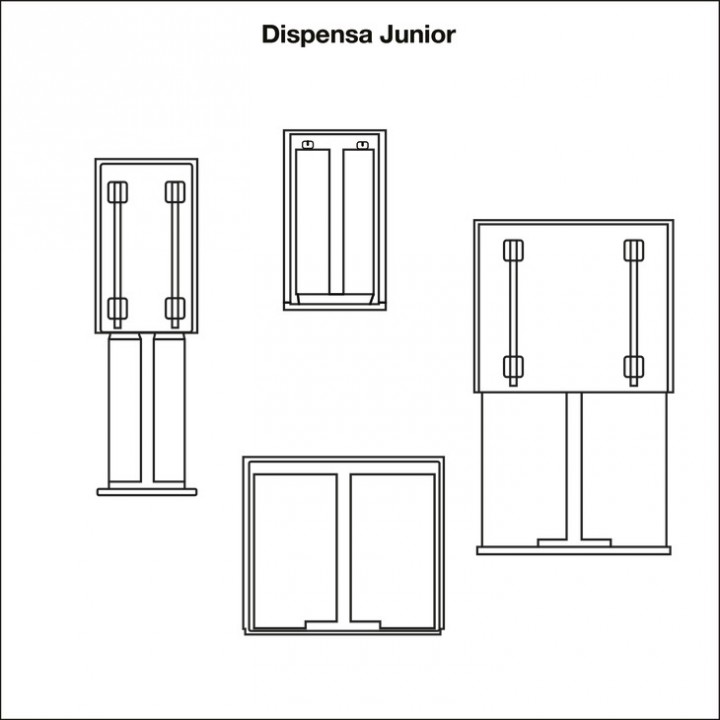 Hafele Dispensa Junıor Şişelik 300 mm Antrasit Renk