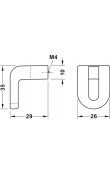 Hafele Deco H2165 Düğme Kulp Paslanmaz Çelik