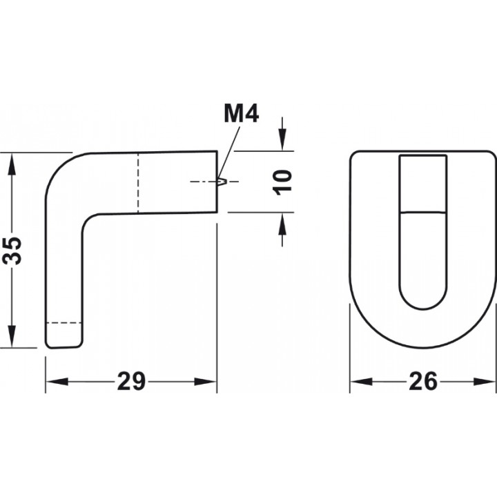 Hafele Deco H2165 Düğme Kulp Paslanmaz Çelik