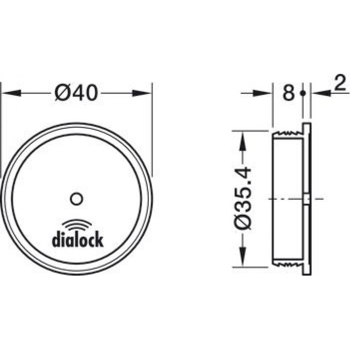 Hafele Dialock FAN 200 Kablolu Anten 3000 mm
