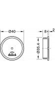 Hafele Dialock FAN 200 Kablolu Anten FT 200 / FT 200 CAP İçin 1 m Siyah