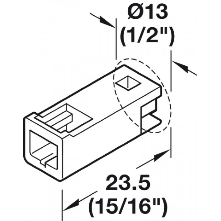 Hafele Loox5 Uzatma Kablosu 12 V 5 A 2000 mm