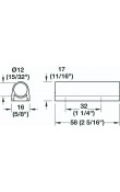 Hafele Loox Sensör Adaptörü Ø12 mm Beyaz