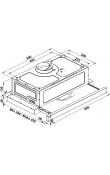 Hafele Eternal Ankastre Set 1 | 60 cm İnox Ankastre Fırın + 60 cm Gazlı Ocak + 60 cm Sürgülü Aspiratör