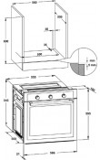 Hafele Eternal 60 cm Inox  Ankastre Fırın