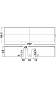 Hafele DC401 Kapı Kapatıcı Kapağı Paslanmaz Çelik
