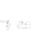 Hafele DC501 Kapı Kapatıcı Sabitlemesiz EN2-5 Gümüş