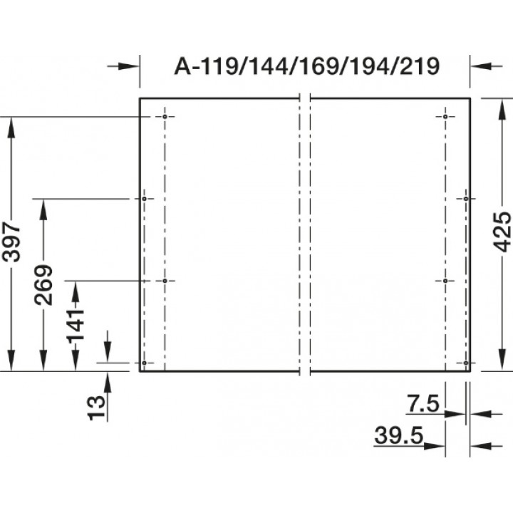 Hafele Kesseböhmer Conero İç Çekmece 846–906 mm Siyah