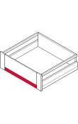 Hafele Matrix Box P Cam İç Çekmece Ön Profili 1200 mm Gri