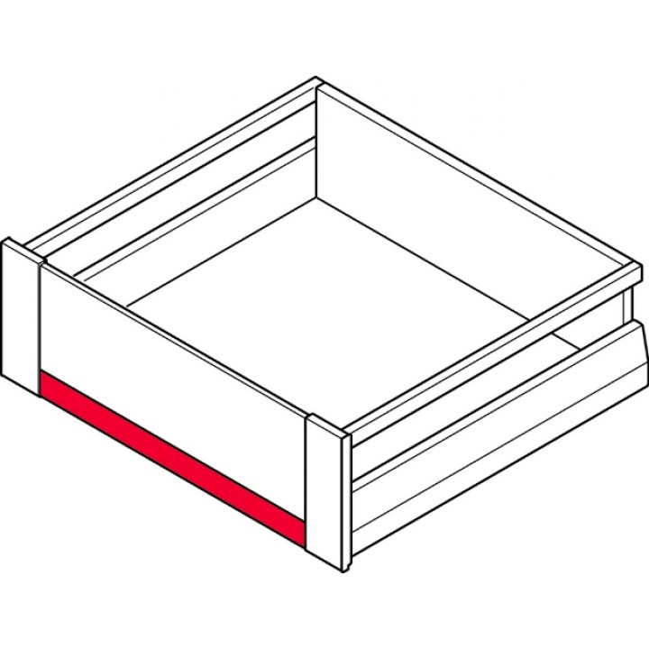 Hafele Matrix Box P Cam İç Çekmece Ön Profili 1200 mm Antrasit