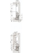 Hafele Matrix Box P Tam Açılım Raylı Kare Bordürlü İç Çekmece Seti Yavaşlatıcılı 500 mm Gri 1200 mm Dolap Genişliği İçin