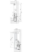 Hafele Matrix Box P Yuvarlak Bordürlü Çekmece Seti 300 mm Antrasit