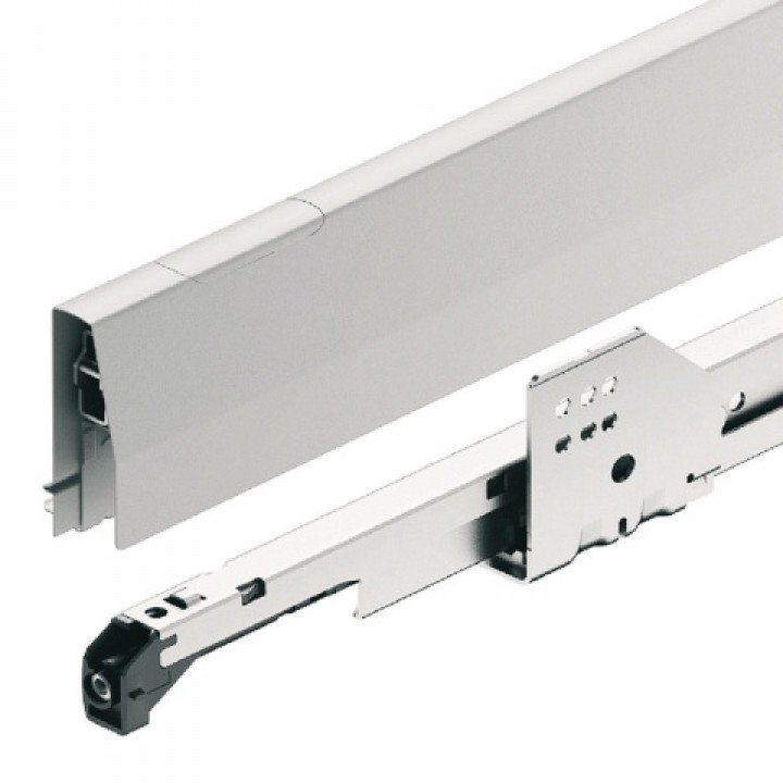 Hafele Matrix Box P Yuvarlak Bordürlü Çekmece Seti 400 mm Gri