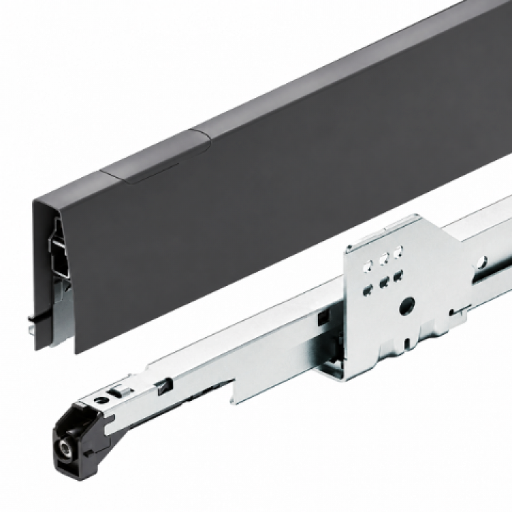 Hafele Matrix Box P Tam Açılım Raylı İç Çekmece Seti Yavaşlatıcılı 300 mm Antrasit 1200 mm Dolap Genişliği İçin
