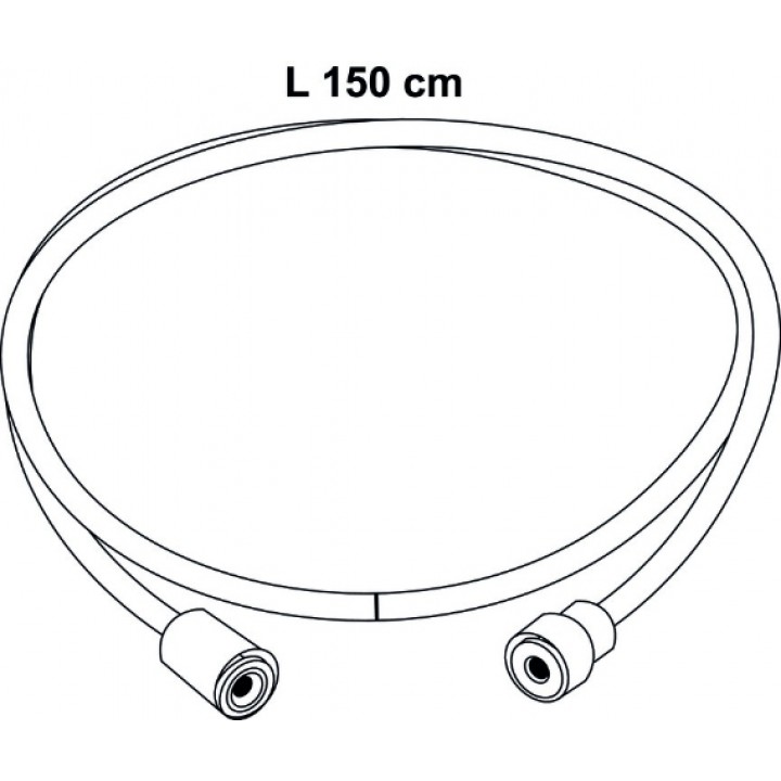 Hafele NEO Duş Hortumu 1500 mm PVC Parlak Rose