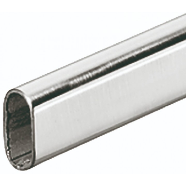 Hafele Oval Askı Borusu 1 Metre Krom Parlak