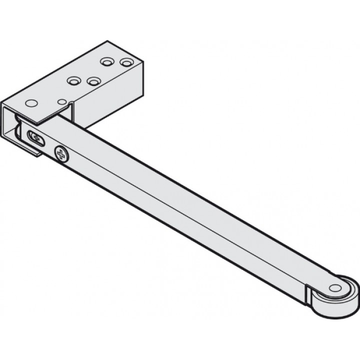 Hafele Kapı Sıralama Mekanizması 280 mm Mat Paslanmaz Çelik