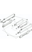 Hafele Matrix Box P Yavaşlatıcılı Bordürlü Eviye Altı Çekmece Sistemi 350 mm Beyaz