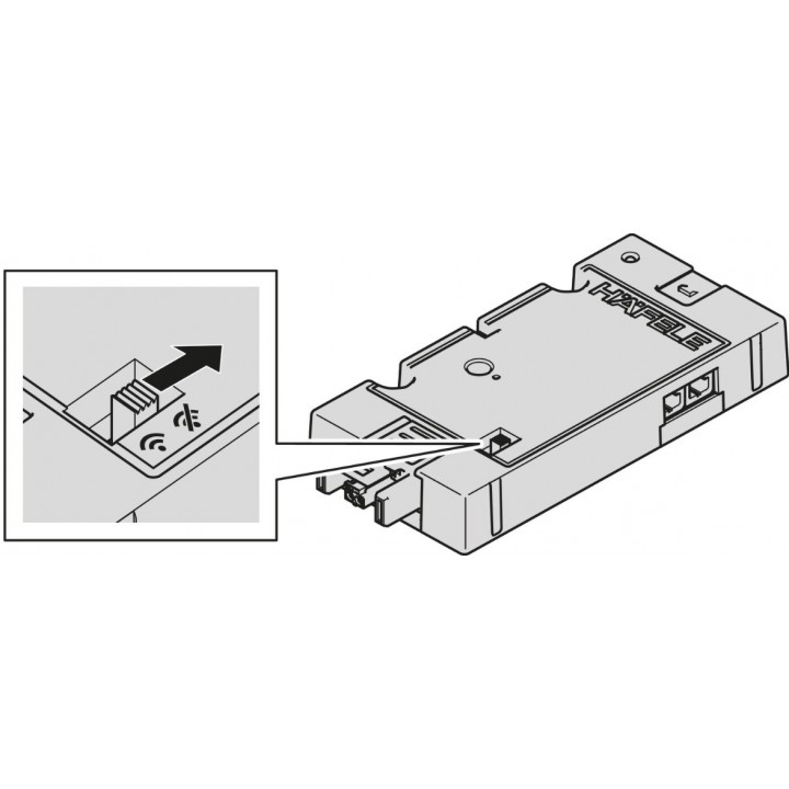 Hafele Connect Mesh Dağıtıcı 12 V 60 W 2 Çıkışlı 3 Pimli Siyah