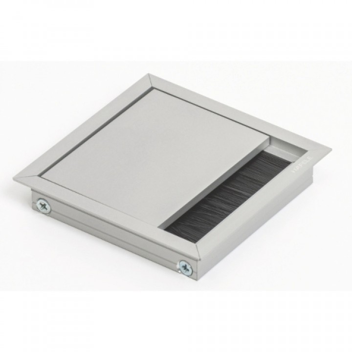 Hafele EXIT Kare Kablo Kapağı 100 x 100 mm Mat Eloksal