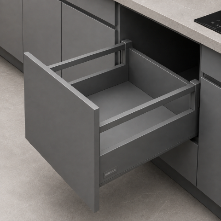 Hafele Matrix Box P Kare Yatay Bordür 1090,5 mm Antrasit