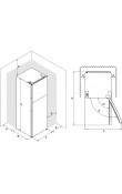 Hafele Eternal, Buzdolabı Solo Üstten Donduruculu, No-Frost, 415 L 70 cm İnox