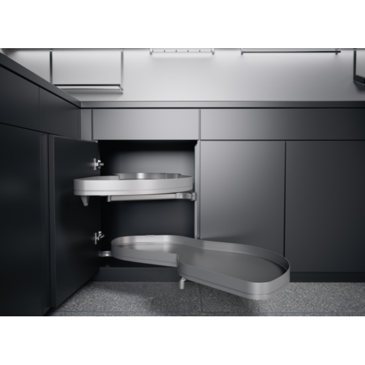 Hafele Köşe Kiler Sistemi Moveboard Arena Pure 500mm Antrasit Sağ