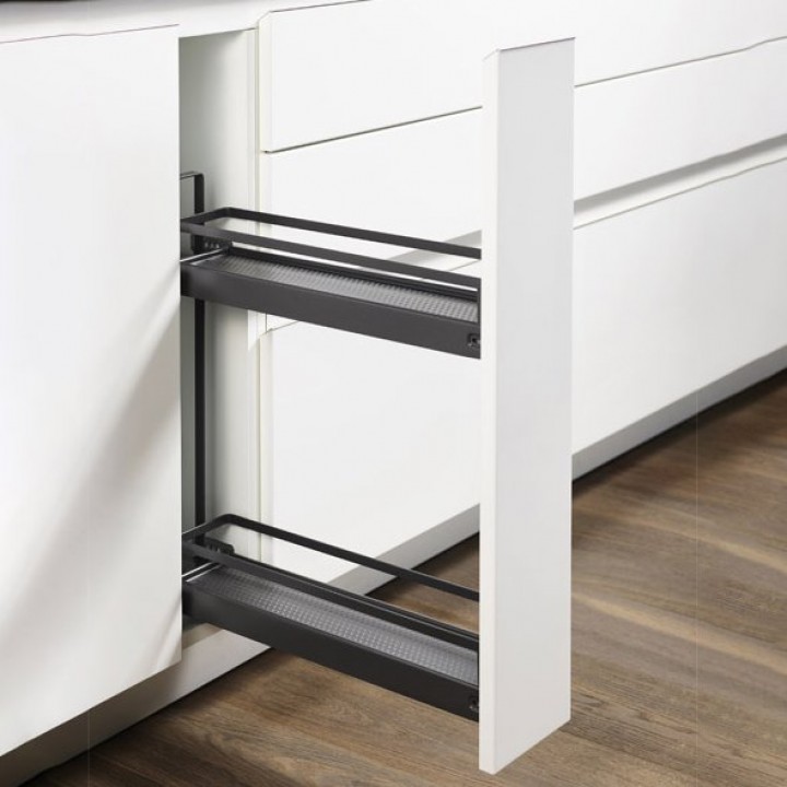 Hafele No.15 Şişelik 150 mm Antrasit Renk