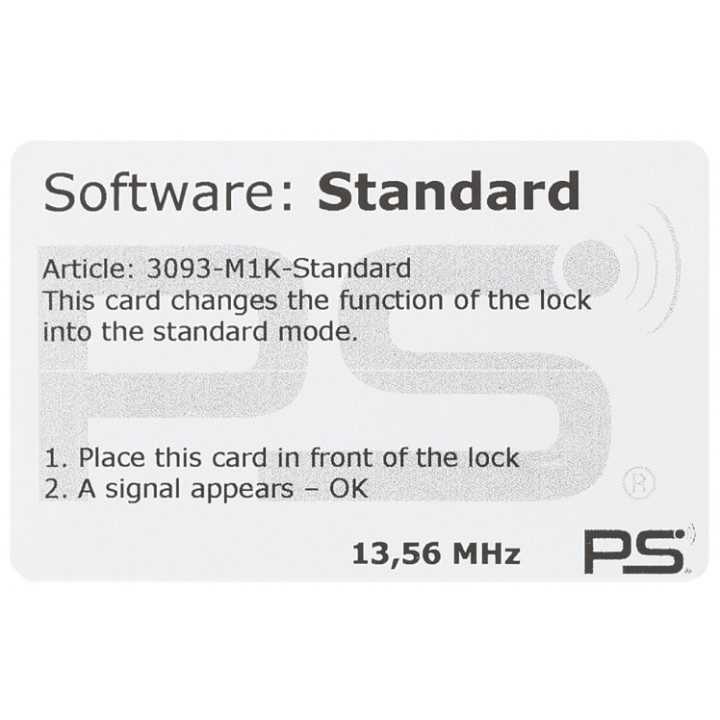 Hafele Dialock EFL 50 Standart Mod Programlama Kartı