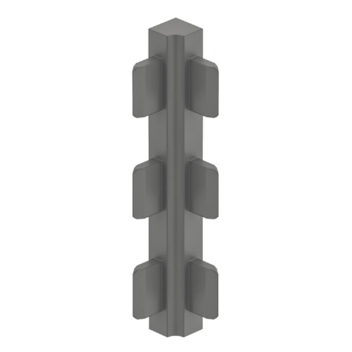 Hafele Matrix Extra DD Çekmece İçi Separatör Bağlantı Parçası 60 mm 4 Taraflı Gri