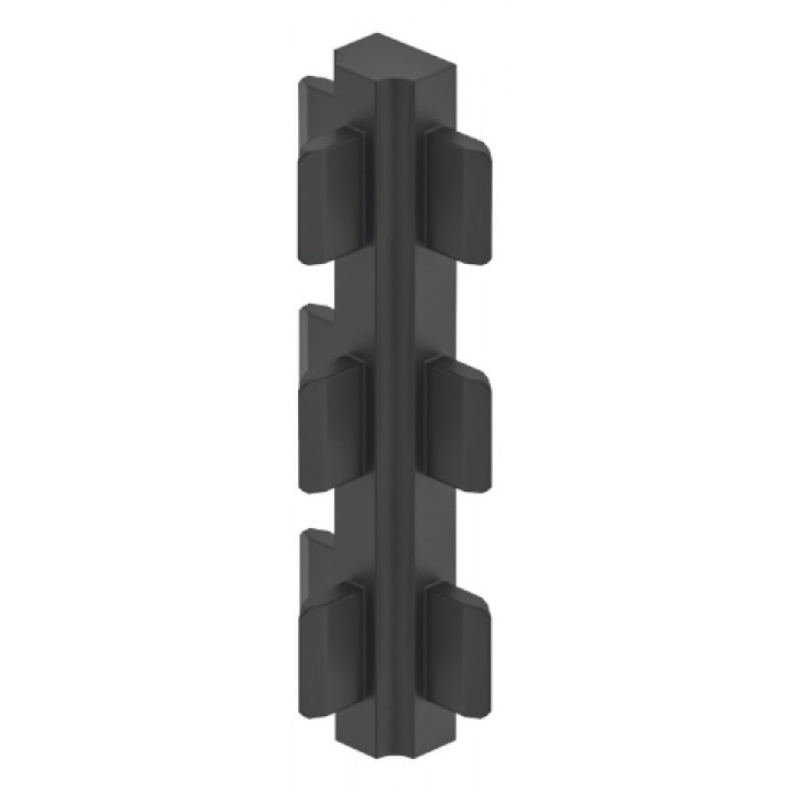 Hafele Matrix Extra DD Çekmece İçi Separatör Bağlantı Parçası 60 mm 3 Taraflı Antrasit
