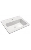 Hafele Leonis 60 Etajerli Banyo Lavabosu 60 cm Parlak Beyaz