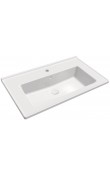 Hafele Leonis 80 Etajerli Banyo Lavabosu 80 cm Parlak Beyaz