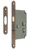 Hafele H50 Kayar Kapı Kilit, Wc 50/16mm Antik Bronz