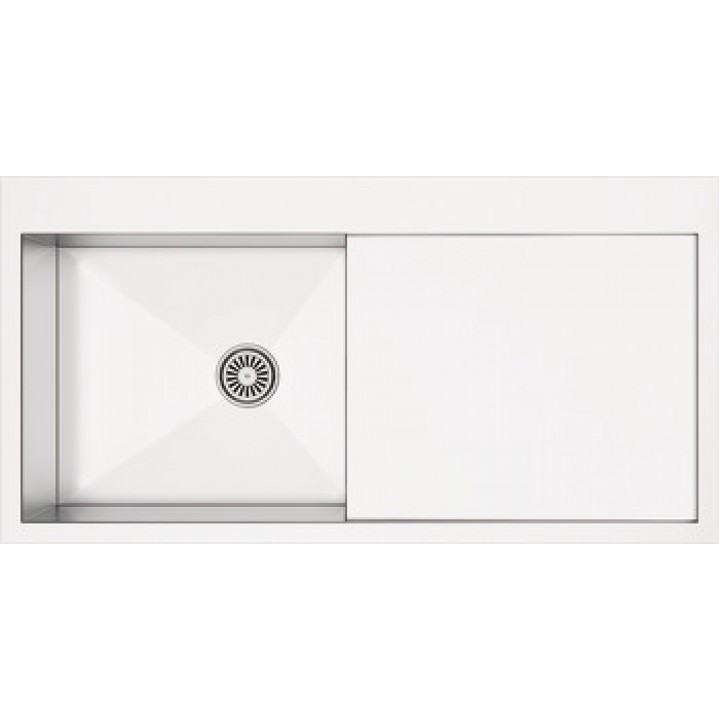 Hafele Novara Plus 01 1 Gözlü Sağ Damlalıklı Paslanmaz Çelik Eviye 1000x510 mm