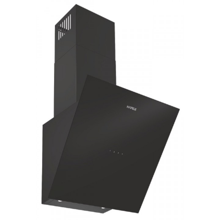 Hafele VEGA 45 cm Siyah Eğik Cam Duvar Tipi Davlumbaz