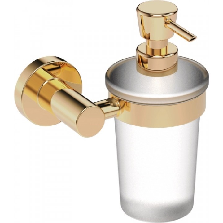 Hafele OZO Duvara Monte Sıvı Sabunluk 350 ml Parlak Altın
