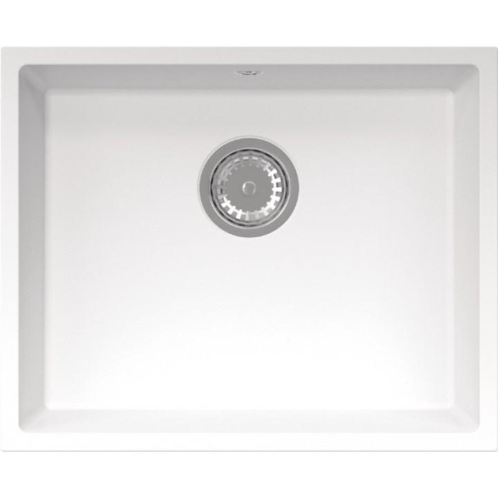 Hafele Silva Granit Eviye 540x440 mm Beyaz 1 Gözlü