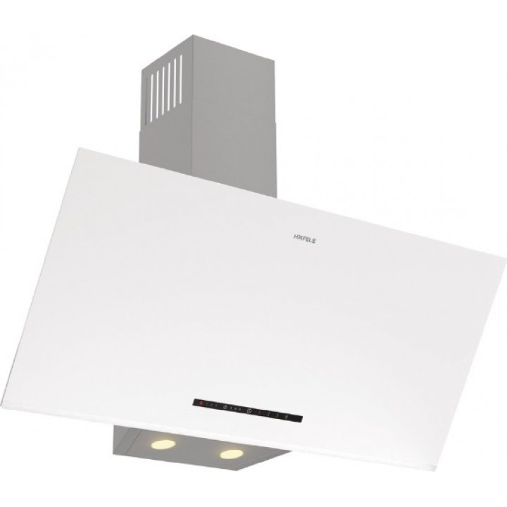 Hafele ORION S 90 cm Beyaz Eğik Cam Duvar Tipi Davlumbaz