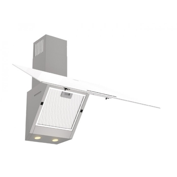 Hafele ORION S 90 cm Beyaz Eğik Cam Duvar Tipi Davlumbaz
