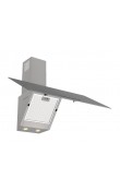 Hafele ORION S 90 cm Gri Eğik Cam Duvar Tipi Davlumbaz