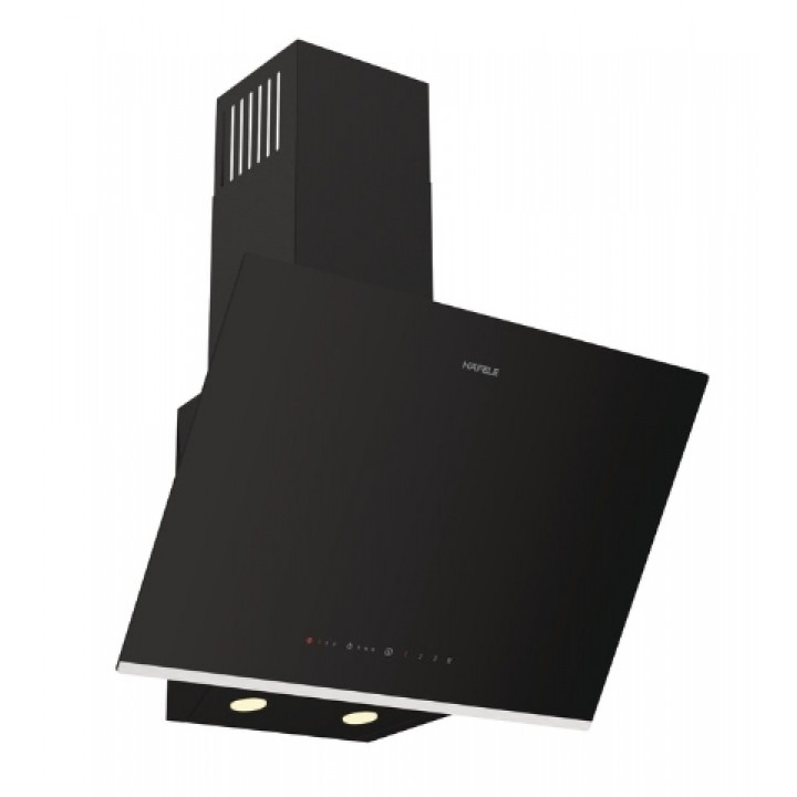 Hafele ORION S 60 cm Siyah Eğik Cam Duvar Tipi Davlumbaz