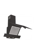 Hafele LUCE S 60 cm Siyah Eğik Cam Duvar Tipi Davlumbaz