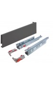 Hafele SLIM BOX Yavaşlatıcılı Çekmece Sistemi 400 mm Antrasit