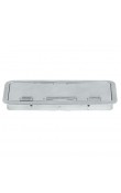 Hafele TOMBO Dikdörtgen Kablo Kapağı 262 x 119 mm Gri
