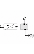 Hafele Loox5 2 Çıkışlı Çoklayıcı 12 V 60 W Siyah