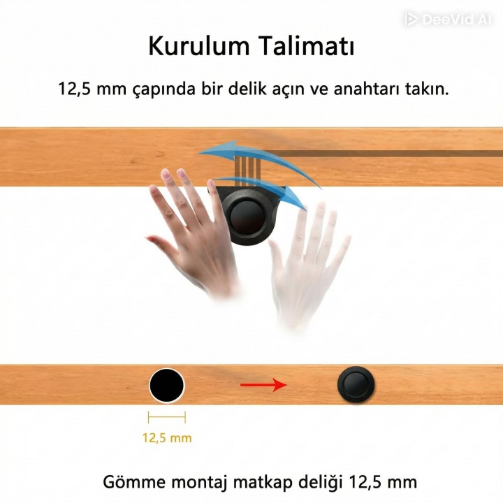 Led Açma Kapama Sensörü Temassız Açma Kapama 12 V 2000 mm