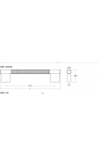 Viefe Point Kulp 192 mm Mat Altın