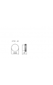Viefe Boto  Düğme Kulp 45 mm Mat Altın